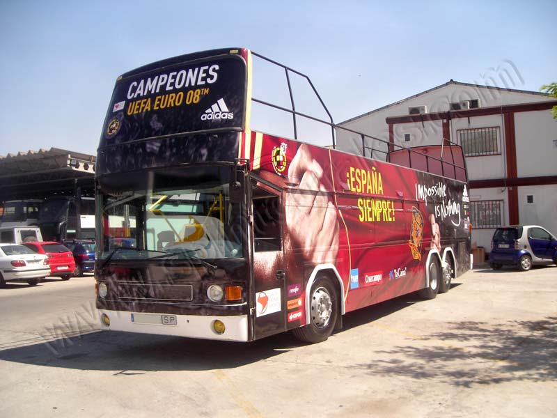 autobus descapotable eurocopa