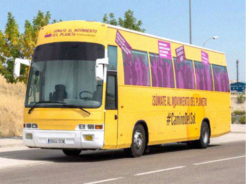 roadshows en autobuses especiales