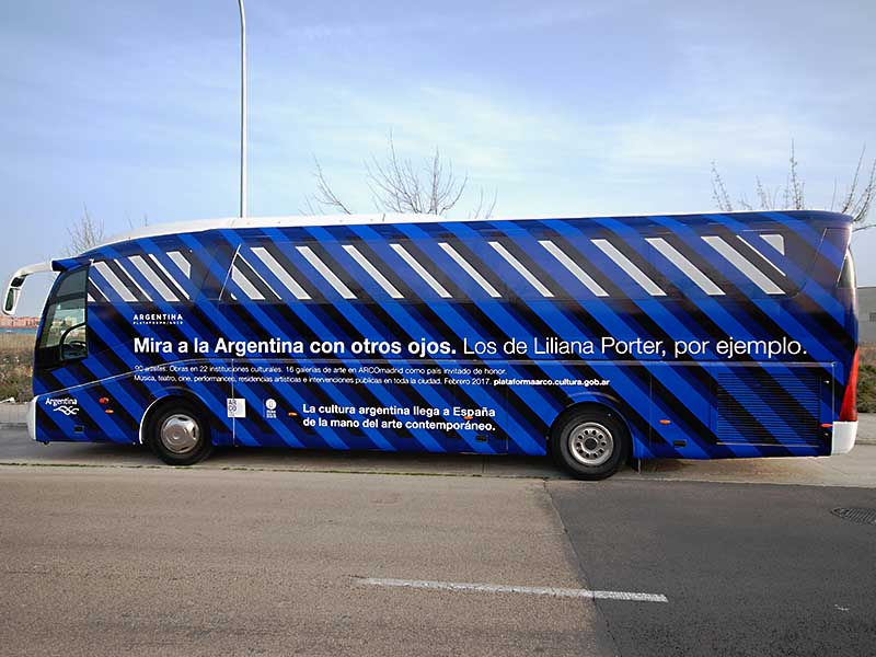 autobús argentino de ARCO Madrid