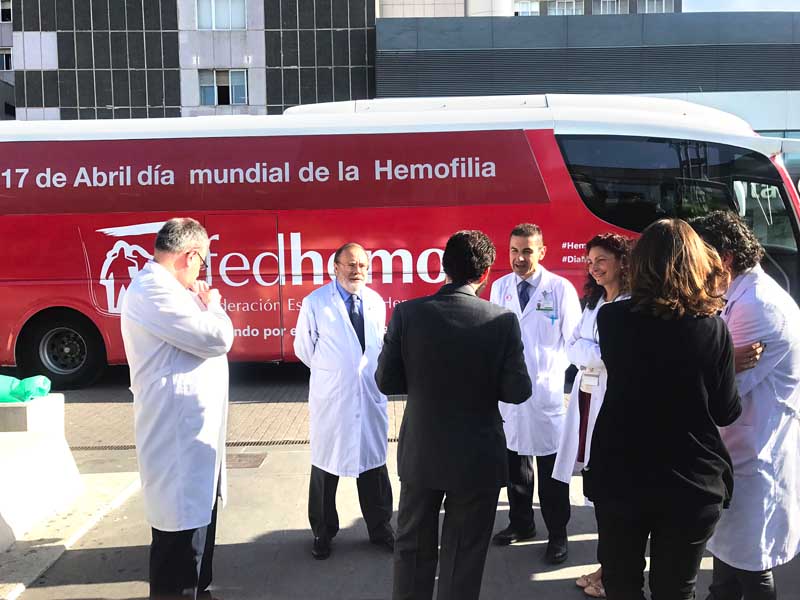 la paz autobus hemofilia
