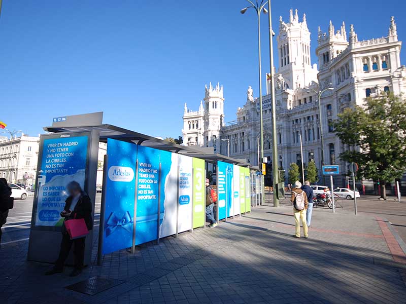 Publicidad exterior en el centro de Madrid