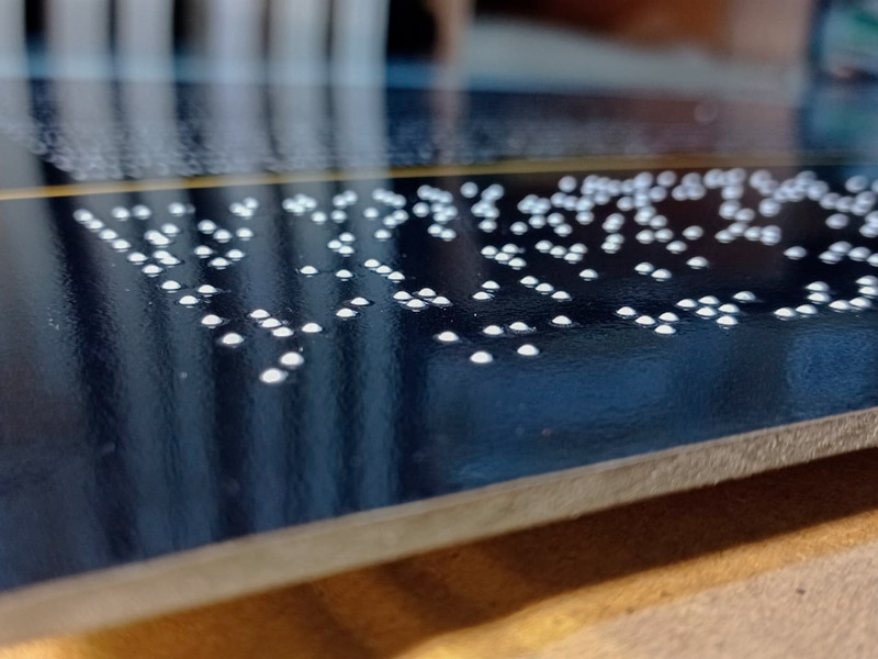Carteles informativos en braille