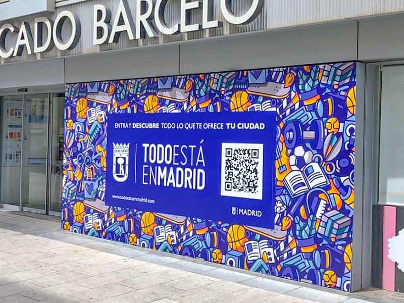 Campaña Todo Está En Madrid de publicidad exterior