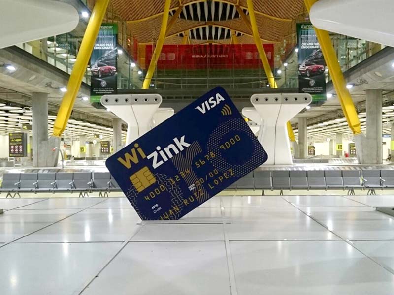 aeropuerto barajas tarjeta wizink