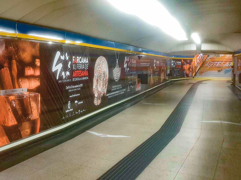 campañas de publicidad exterior en Metro de Madrid