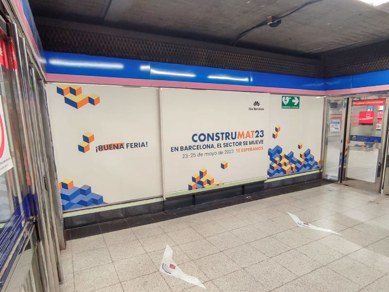 Campaña publicitaria en Metro de Madrid