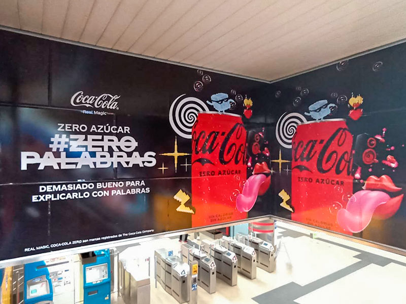 campaña publicitaria de Coca-Cola Zero