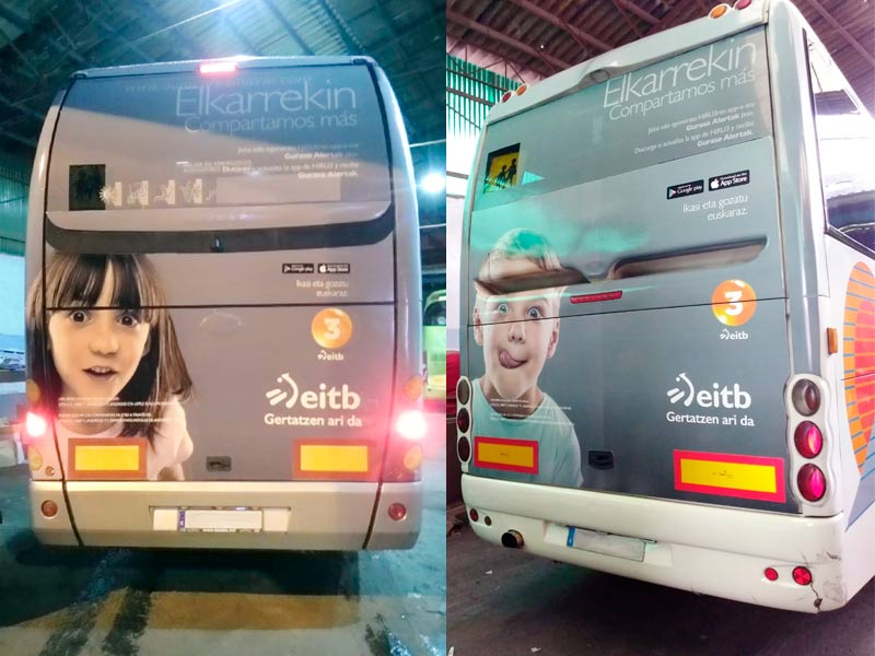 rotulacion publicidad buses para colegios