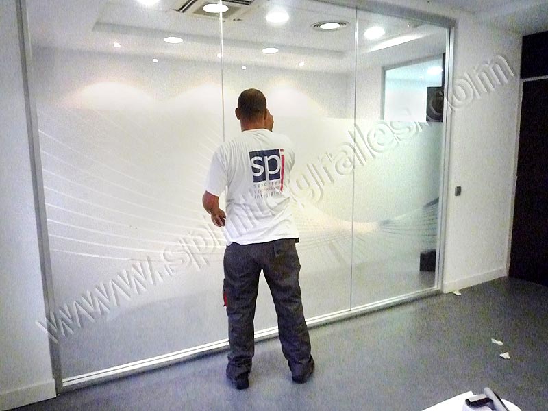 decoración con vinilos en oficinas