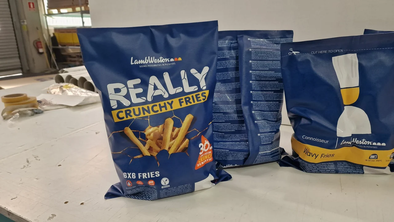 Réplicas de snacks · Piezas de gran volumen · Variante azul