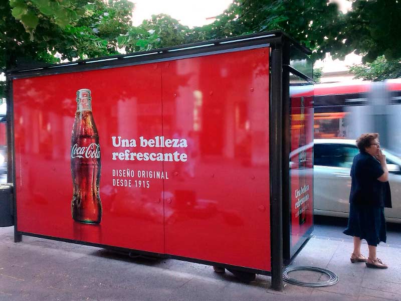 Coca-Cola · Marquesinas especiales ·